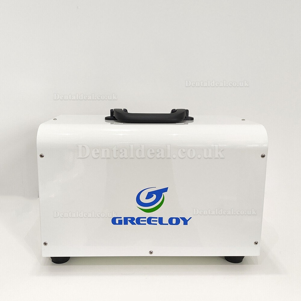 Greeloy Portable Dental Unit Cart GU-P302 with Air Compressor GU-P300+ Curing Light+ Scaler Handpiece